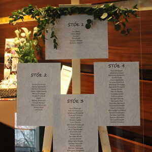 tablica na plan stołów