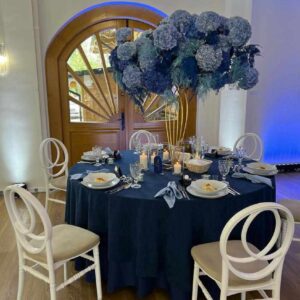 obrus granatowy wypożyczalnia Olsztyn