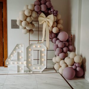 CYFRY LED 40 bezprzewodowe