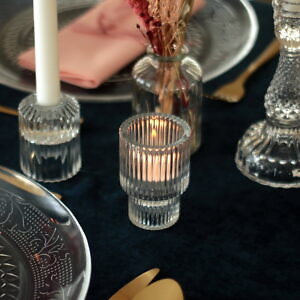 świecznik kryształowy dwustronny