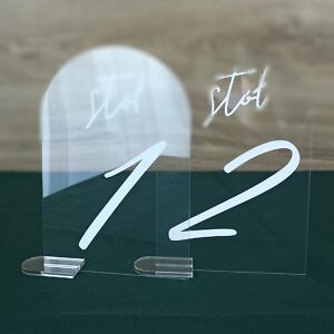 numerki na stoły plexi