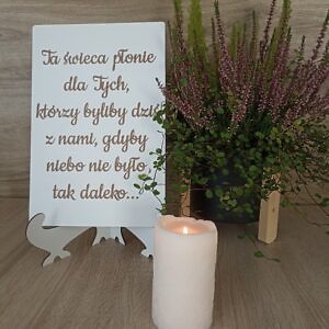 Ta świeca płonie dla tych ...