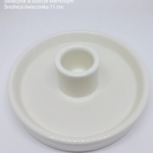 świecznik kremowy wypożyczenie