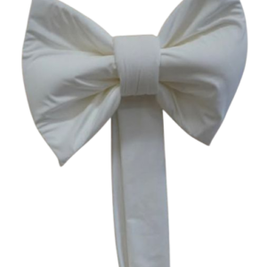 kokarda biała dekoracyjna