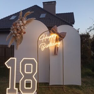 ścianka dekoracyjna urodzinowa